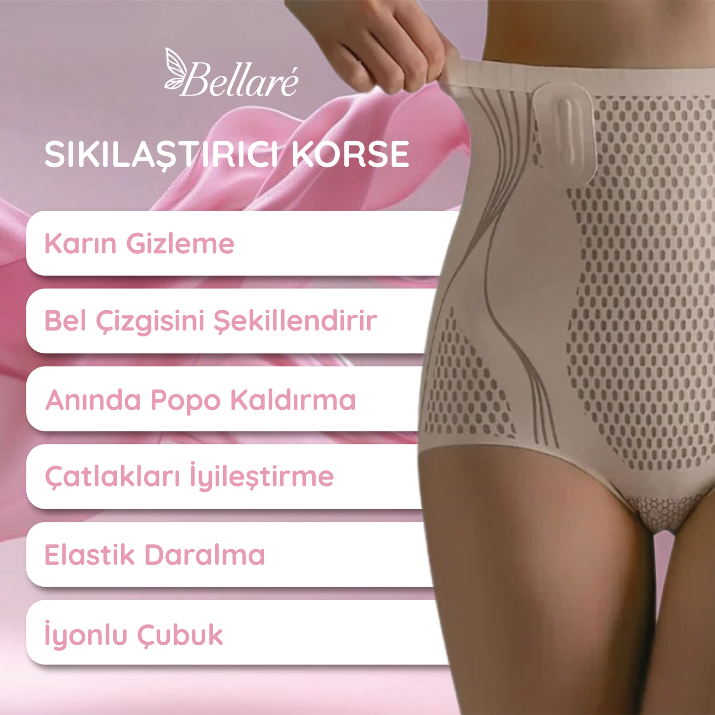 Yağ Yakıcı ve Zayıflatan Buz İpek Korse